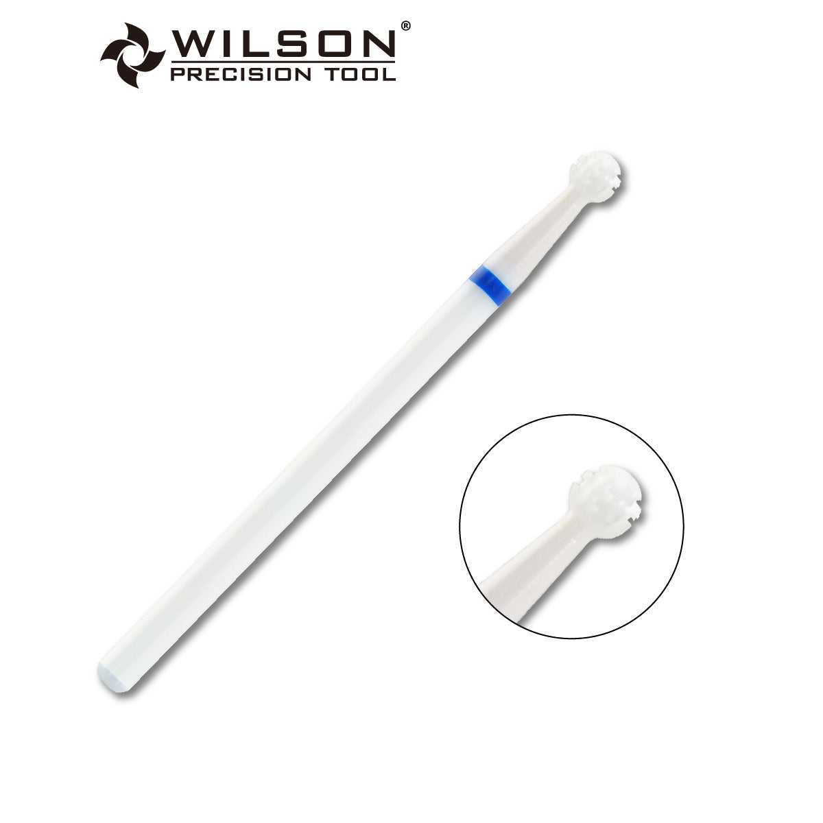 WILSON φ3.0 구형 풋 네일 드릴 비트(흰색 세라믹형)