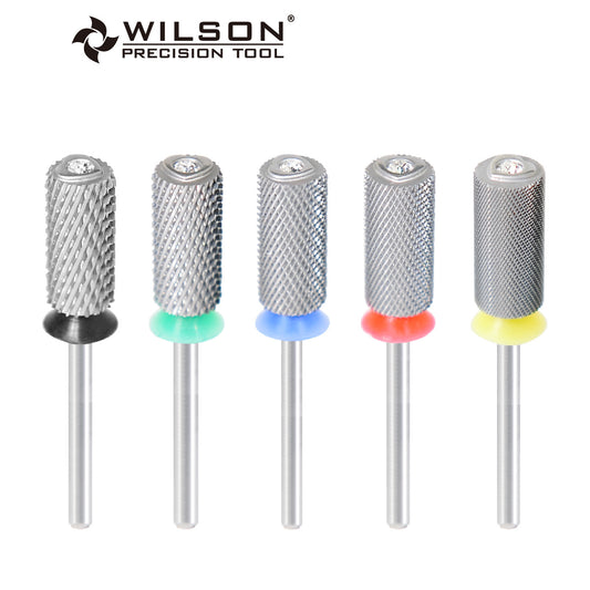 6.6mm 상단에 하트 모양과 큐빅이 박힌 네일 드릴 비트