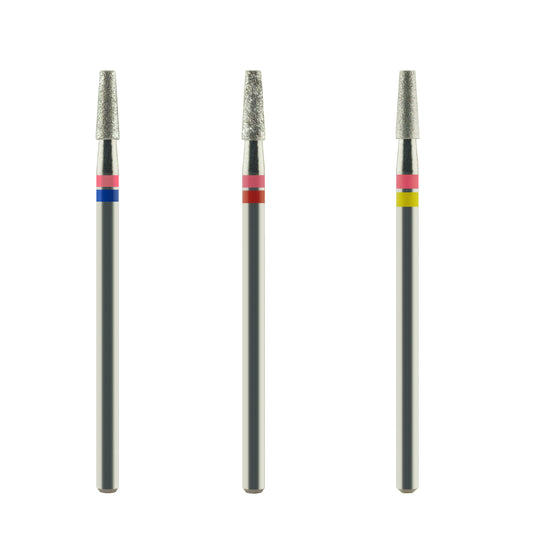 천연 다이아몬드 비트 - 직경 2.5 순 테이퍼 플랫 네일 드릴 비트