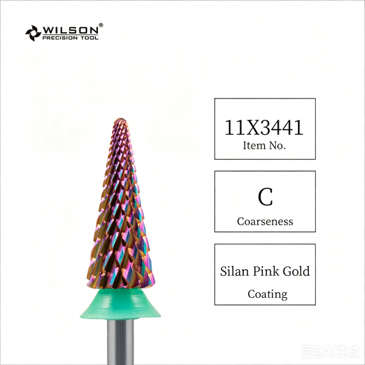 WILSON (크리스마스 한정) SC 시리즈 6.0mm 테이퍼 볼 헤드 네일 드릴 비트