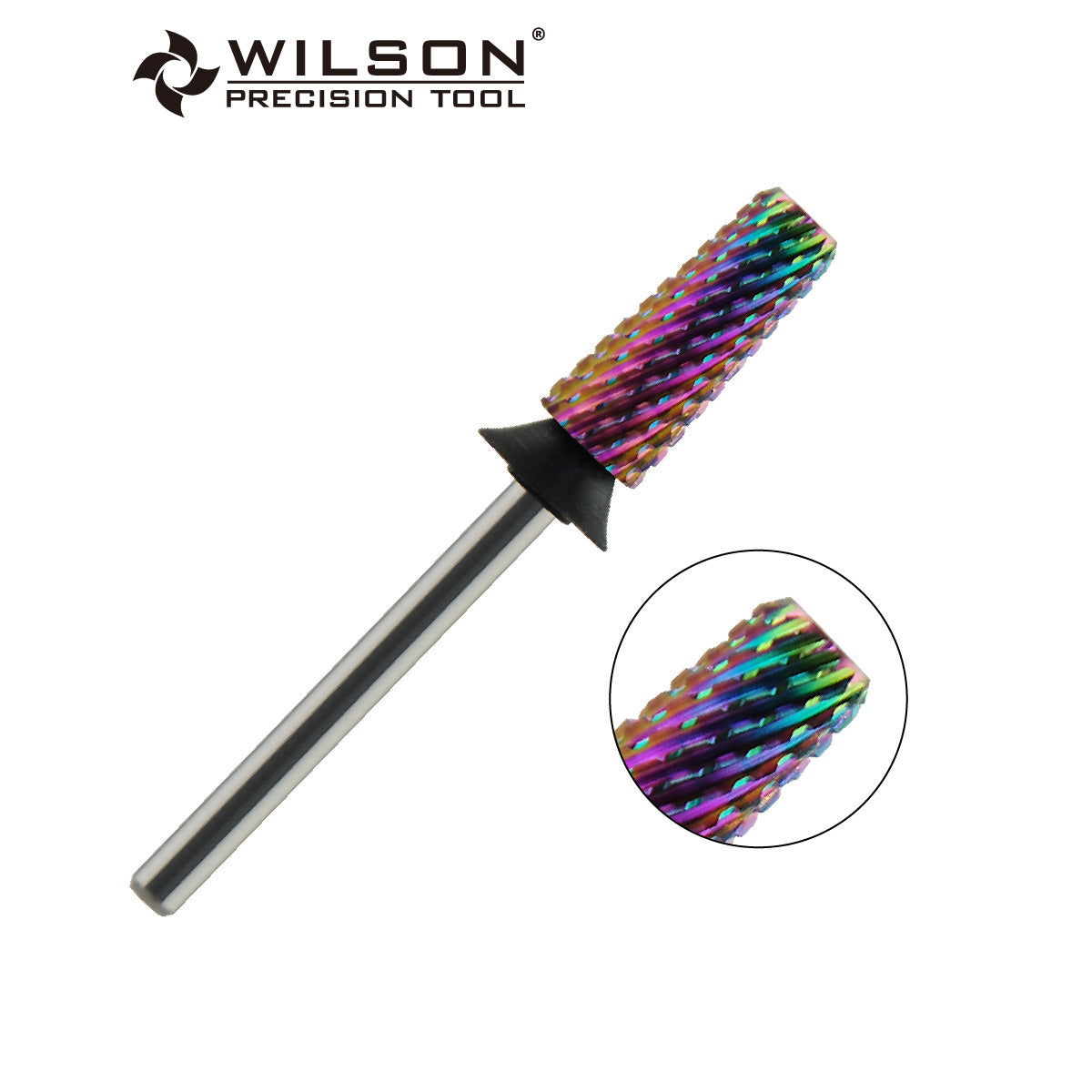 WILSONφ5.35 원뿔형 플랫헤드(모따기) 네일 드릴 비트 (글리터 컬러 시리즈)