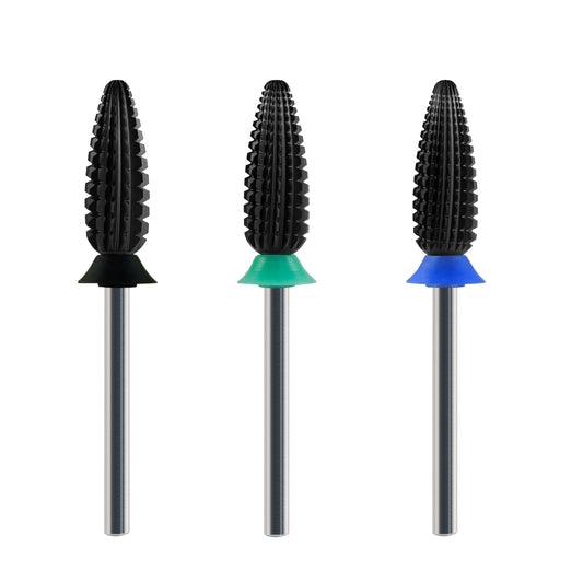 태풍형/ 횃불 모양의 옥수수 모양의 네일 드릴 비트.손잡이부 사이즈 2.35mm