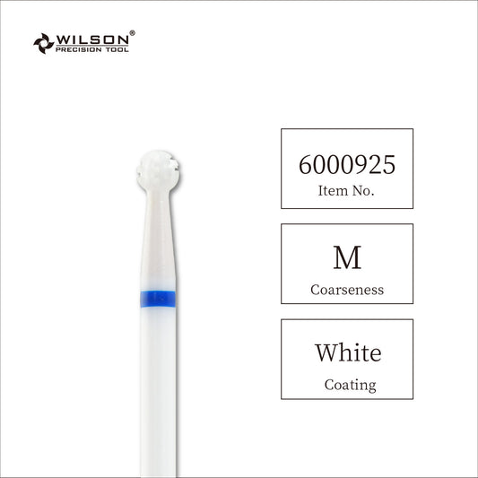 WILSON φ3.0 구형 풋 네일 드릴 비트（흰색 세라믹형）
