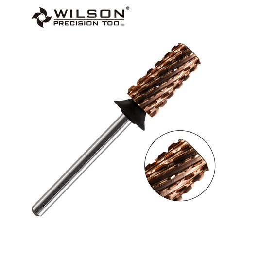 구리색 6.6mm 원뿔형、테이퍼 빡빡이 네일 연마 헤드(PRO）