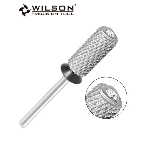 6.6mm 상단에 하트 모양과 큐빅이 박힌 네일 드릴 비트