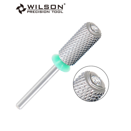 WILSON φ6.6 상단에 하트 모양과 큐빅이 박힌 네일 드릴 비트