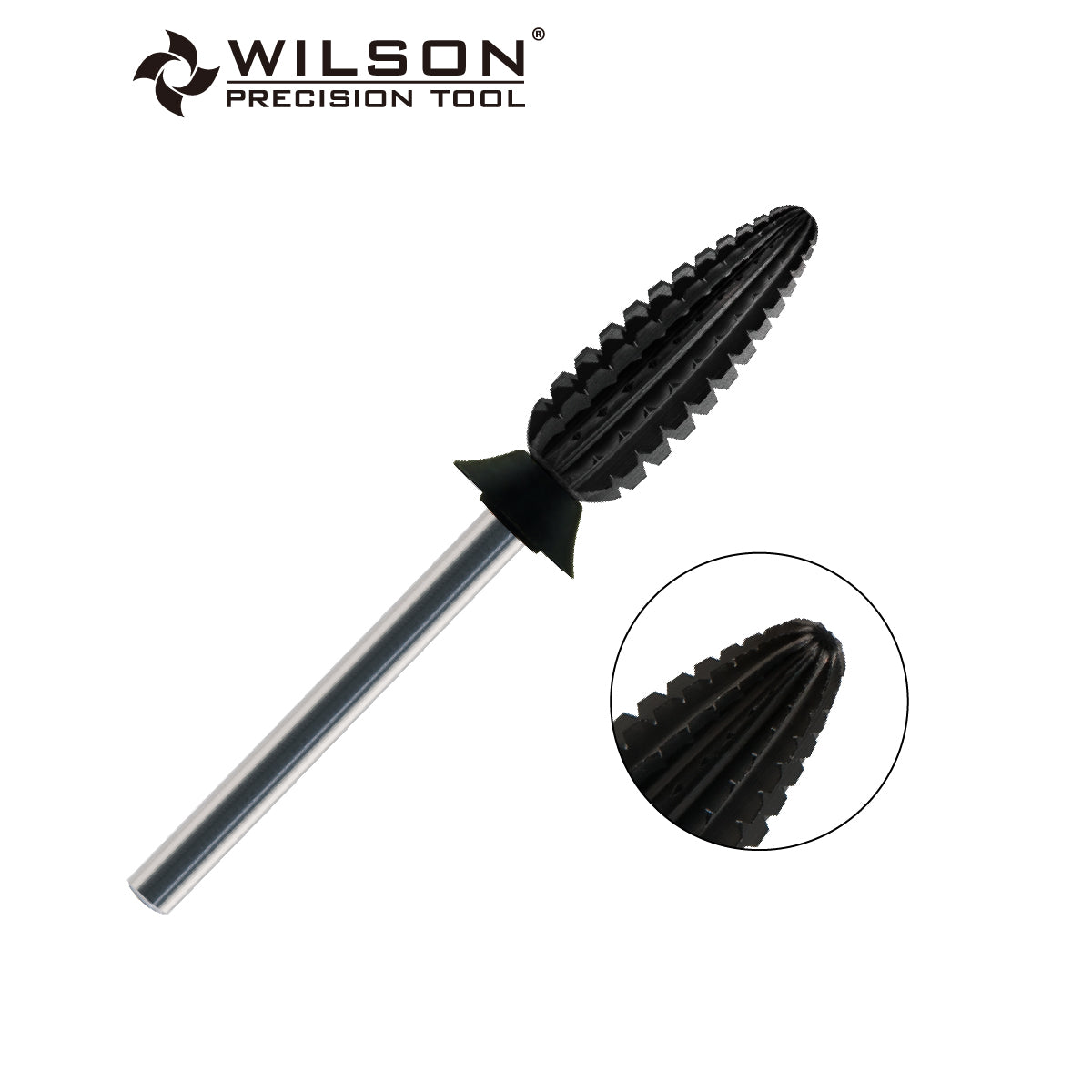 WILSON φ6.0 태풍형/ 횃불 모양의 옥수수 모양의 네일 드릴 비트. 샹크 사이즈 2.35mm