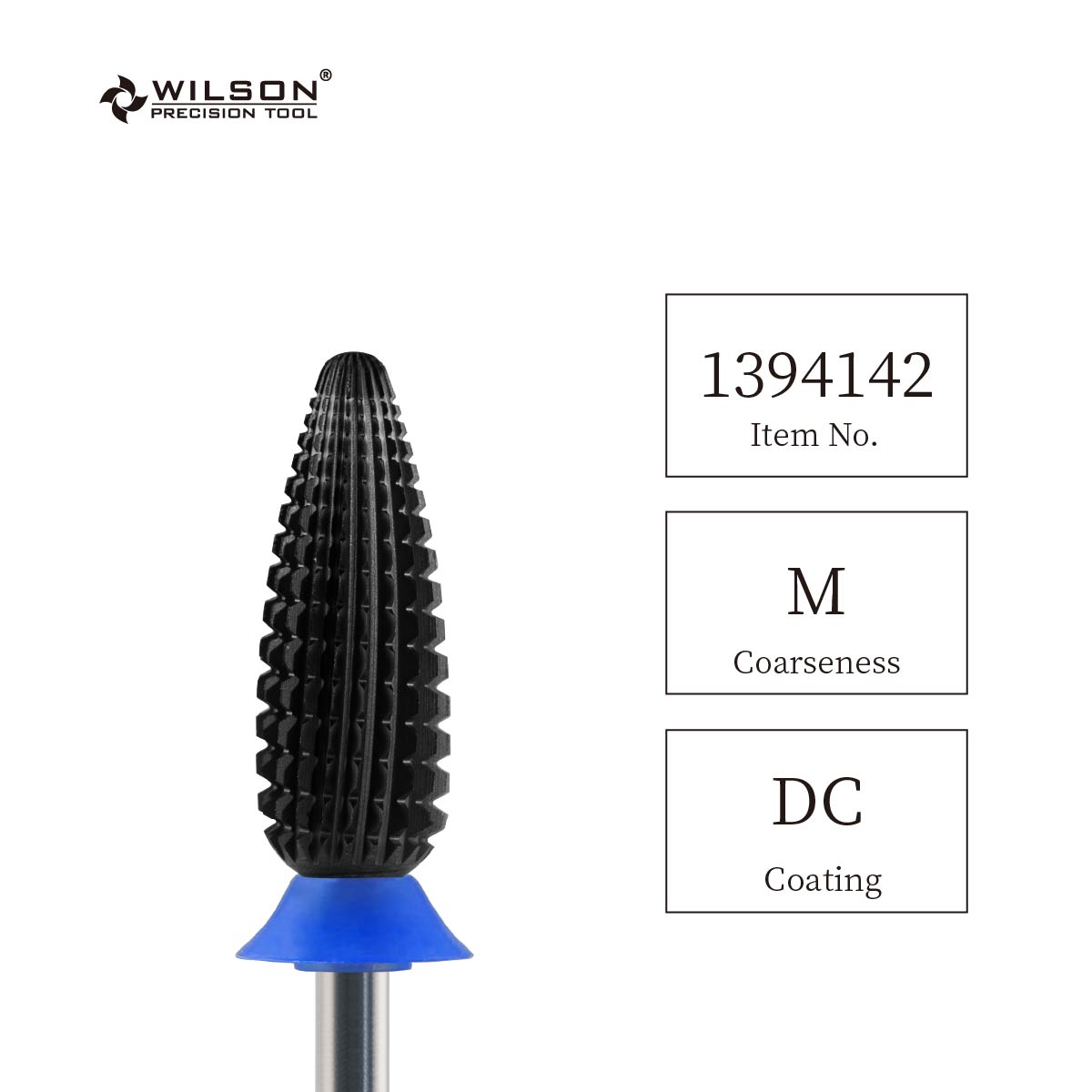 WILSON φ6.0 태풍형/ 횃불 모양의 옥수수 모양의 네일 드릴 비트. 샹크 사이즈 2.35mm