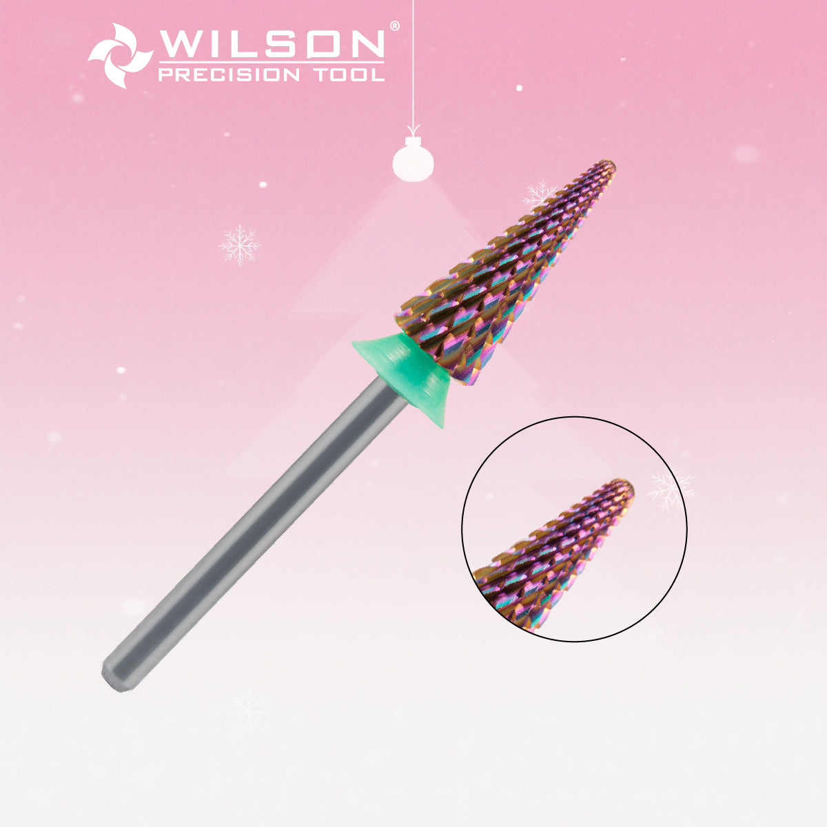 (크리스마스 한정) SC 시리즈 6.0mm 테이퍼 볼 헤드 네일 드릴 비트