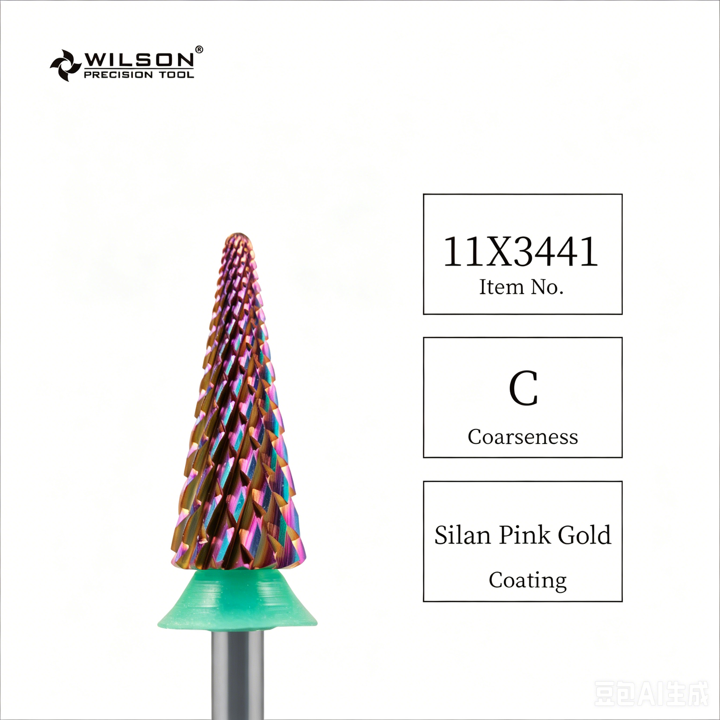 WILSON (크리스마스 한정) SC 시리즈 6.0mm 테이퍼 볼 헤드 네일 드릴 비트