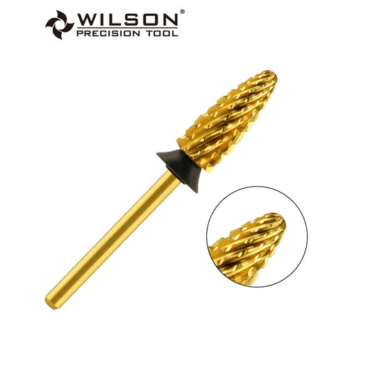 6.0mm 옥수수 모양의 네일 드릴 비트 (티타늄 도금)