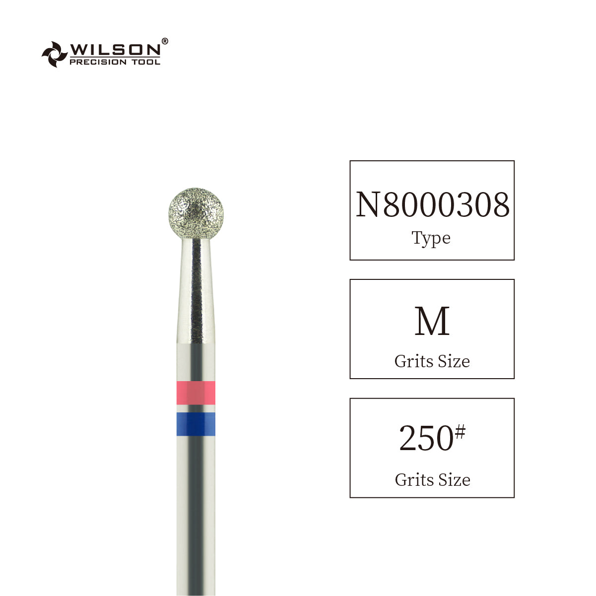 천연 다이아몬드 비트 - 직경 3.1 구형