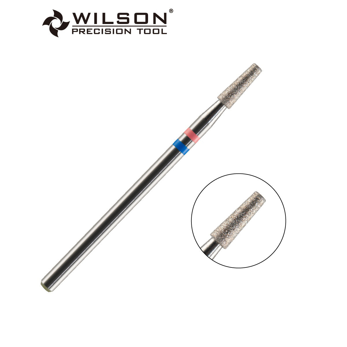 천연 다이아몬드 비트 - 직경 2.5 순 테이퍼 플랫  네일 드릴 비트